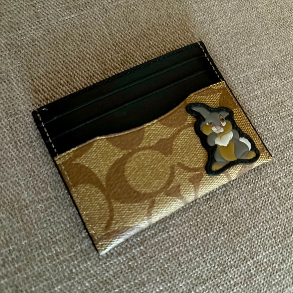 Disney x Coach Thumper Card Holder New with dust bag - Picture 3 of 7